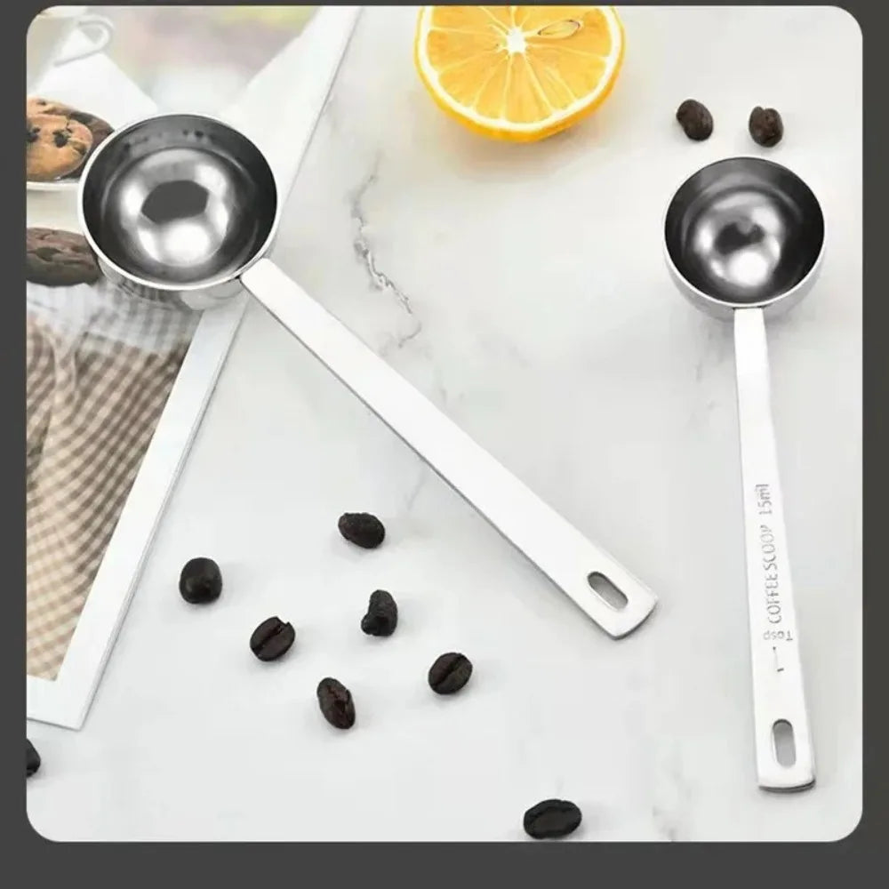 Stainless Steel Coffee Scoop & Measuring Spoon – Long Handle Coffee Measuring Scoop SPOT