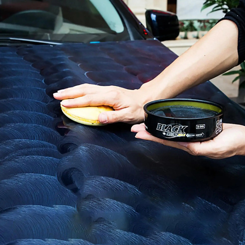 200g Black Car Wax Polish – Crystal Hard Wax for Dark Paint Car Wax Polish SPOT