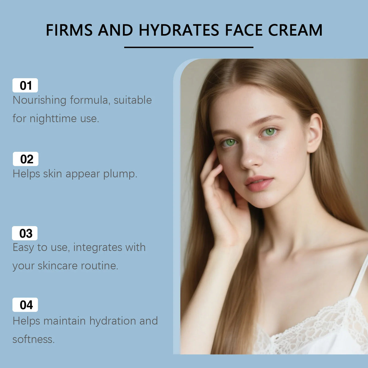 Hoygi Copper Peptide Face Cream & Serum Set – Firming Face Cream Serum Set SPOT
