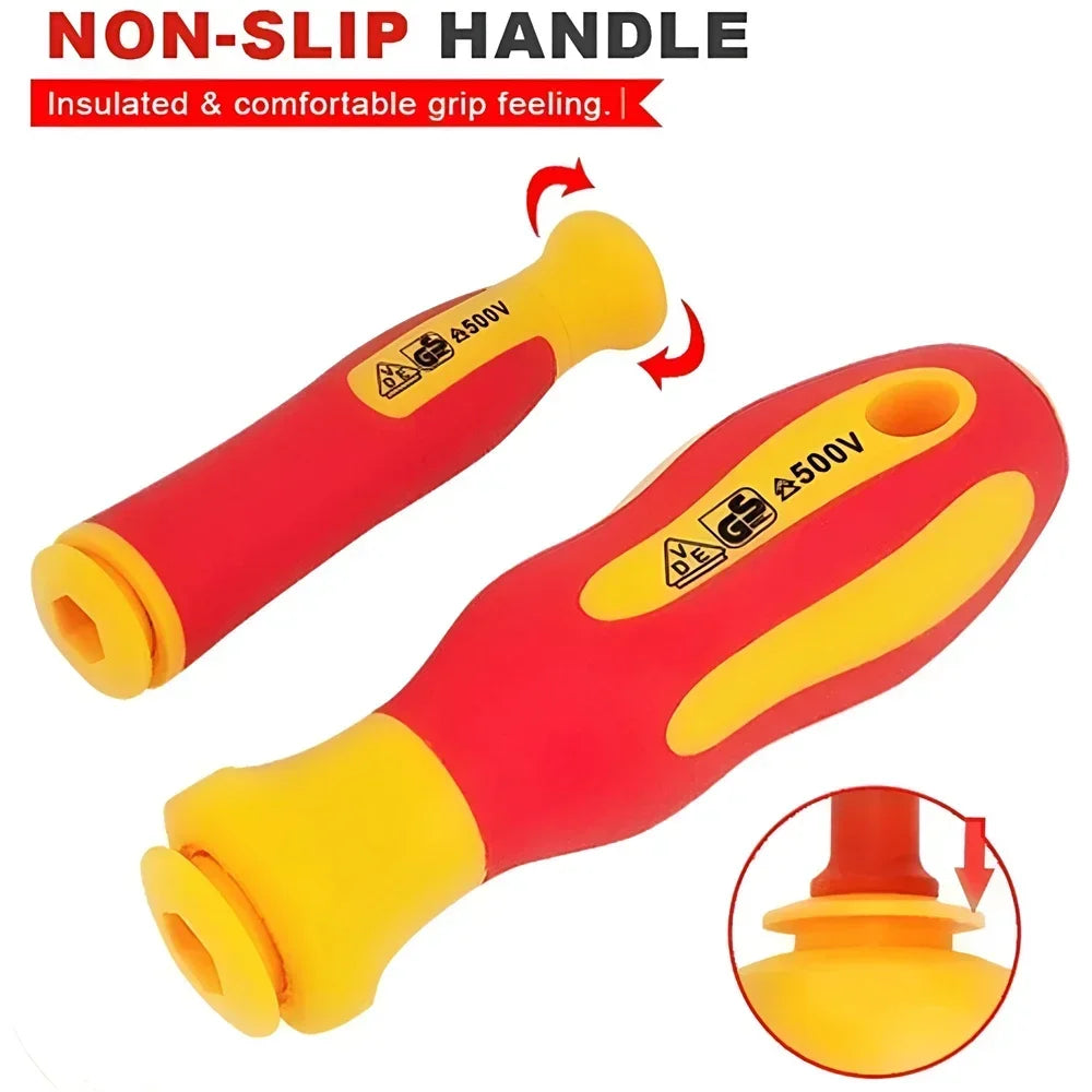 VDE 10-in-1 Insulated Magnetic Screwdriver Set | 500V Insulated Screwdriver Set SPOT