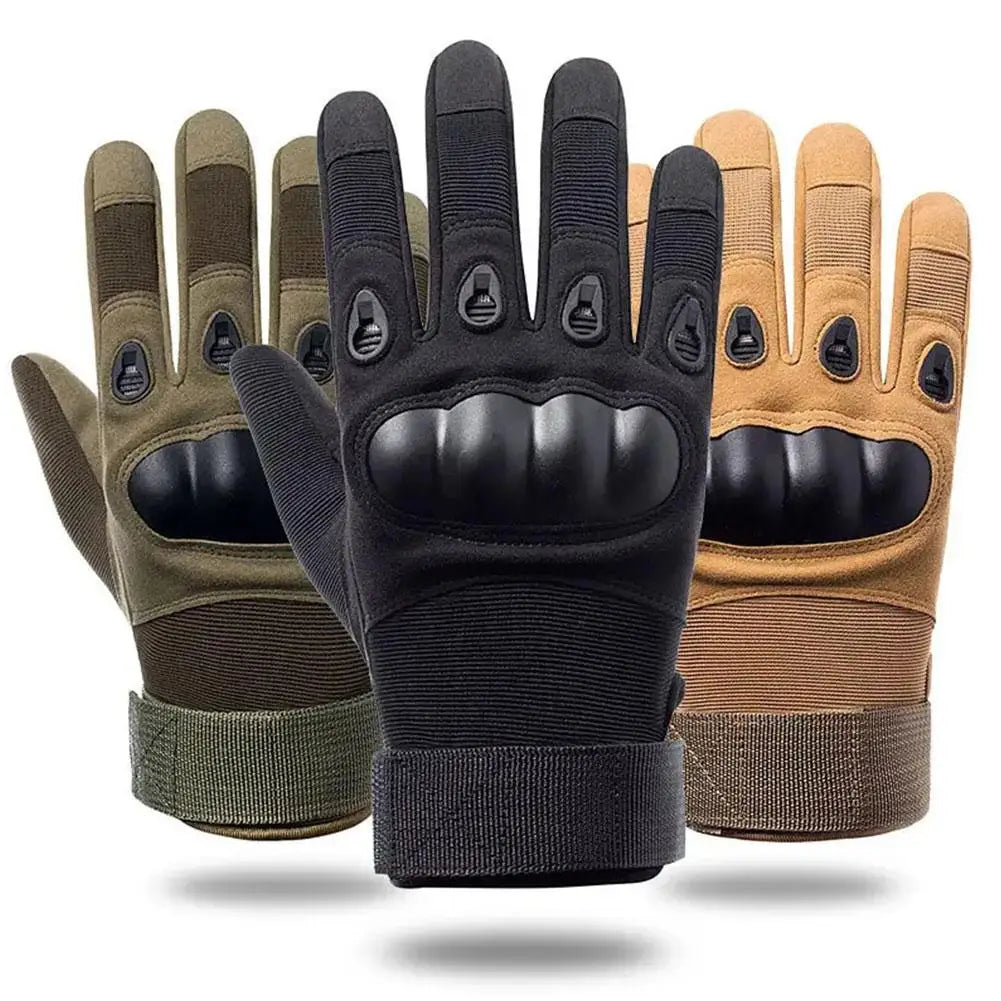 Tactical Full Finger Gloves – Hard Knuckle Touch Screen Tactical Gloves SPOT