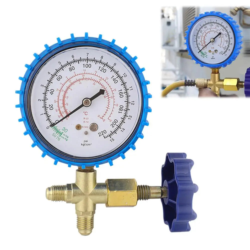 R22 R134a AC Refrigerant Pressure Gauge Service Kit Refrigerant Pressure Gauge SPOT L