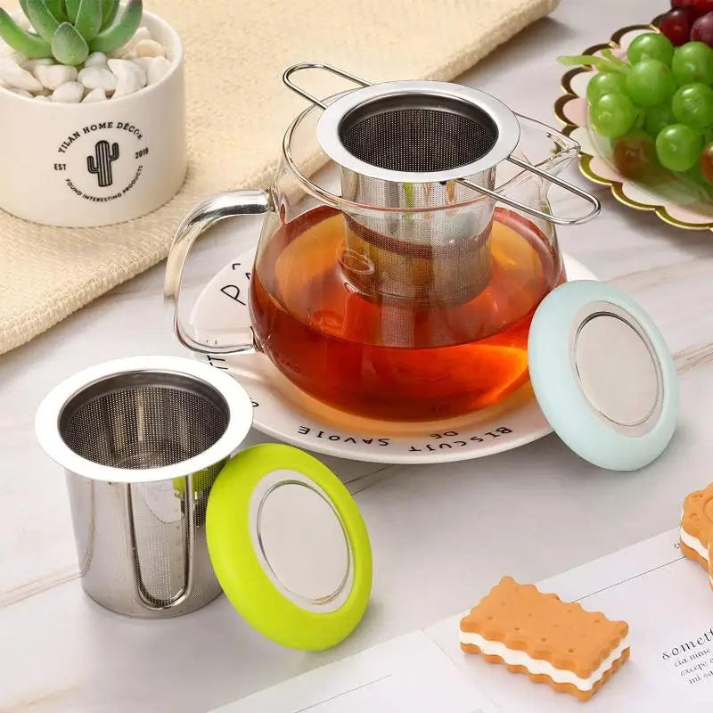 Stainless Steel Mesh Tea Infuser with Lid – Reusable Strainer Tea Infuser Strainer SPOT