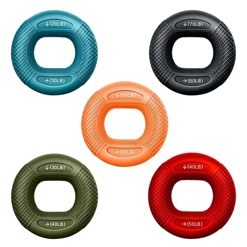 Silicone Grip Strengthener Ring – Hand & Wrist Exercise Tool Grip Strengthener Ring SPOT