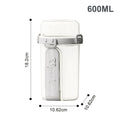 600ml Portable Salad Cup with Dressing Holder & Fork | Meal Prep Meal Prep Container SPOT B
