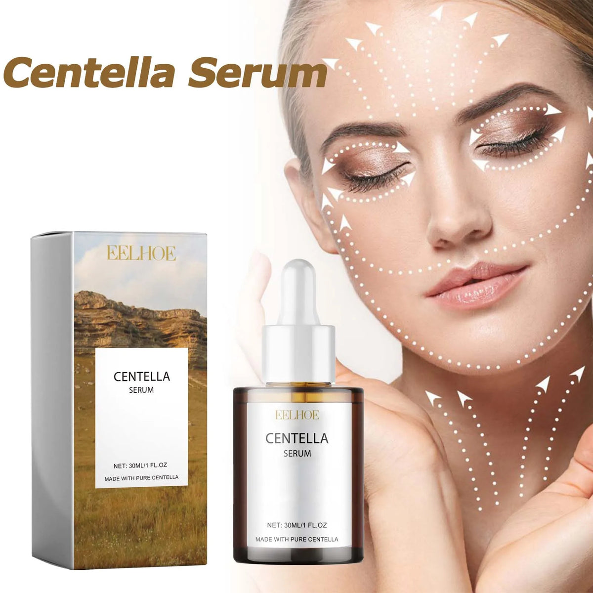 Centella Asiatica Face Serum – Hyaluronic Acid & Glycerin Face Serum SPOT