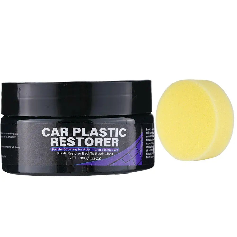 Car Interior Restorer Wax – Dashboard & Plastic Polish Paste Car Interior Polish SPOT 100g