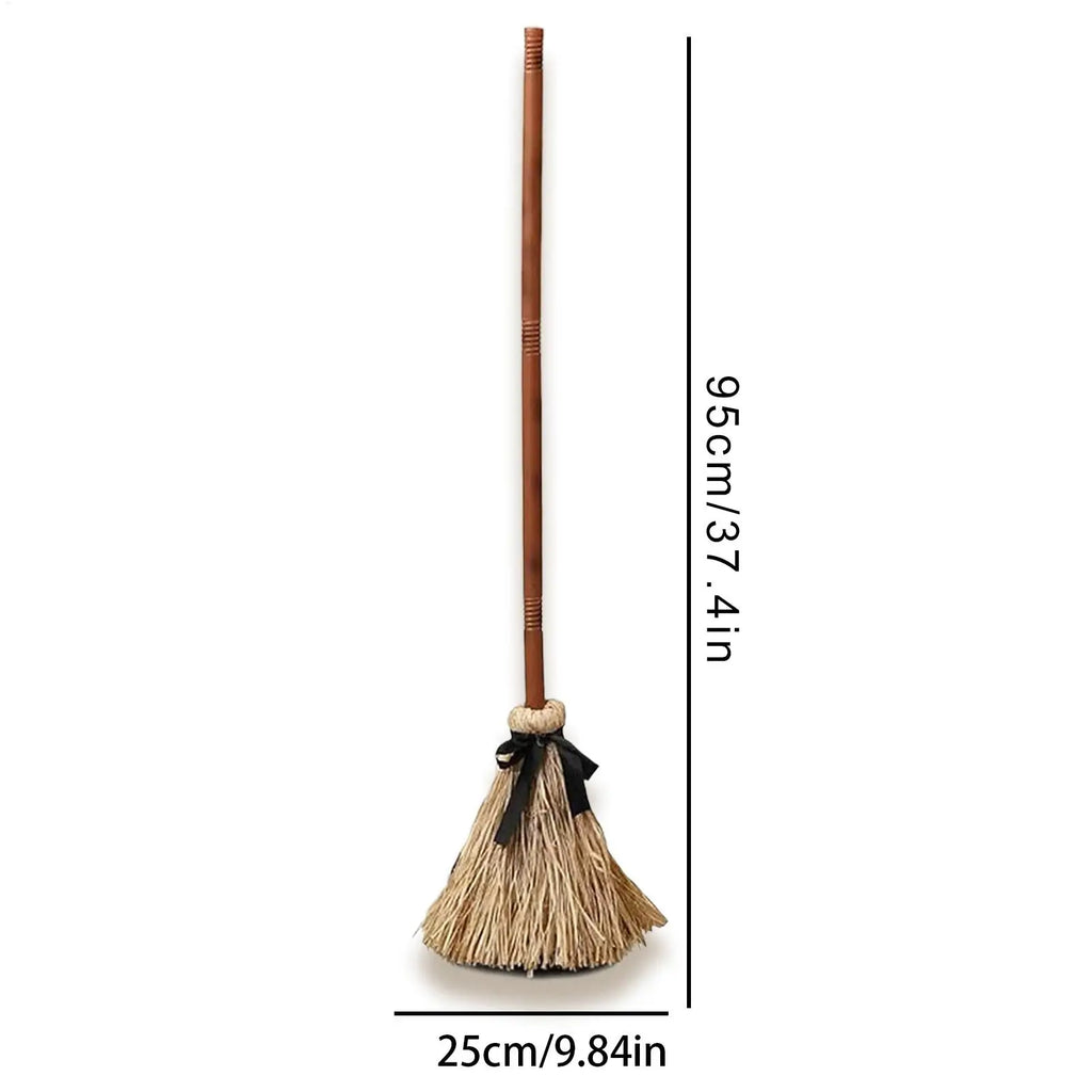 Halloween Floating Witch Broom – Motion Sensor & Spooky Sounds Halloween Decoration Prop SPOT