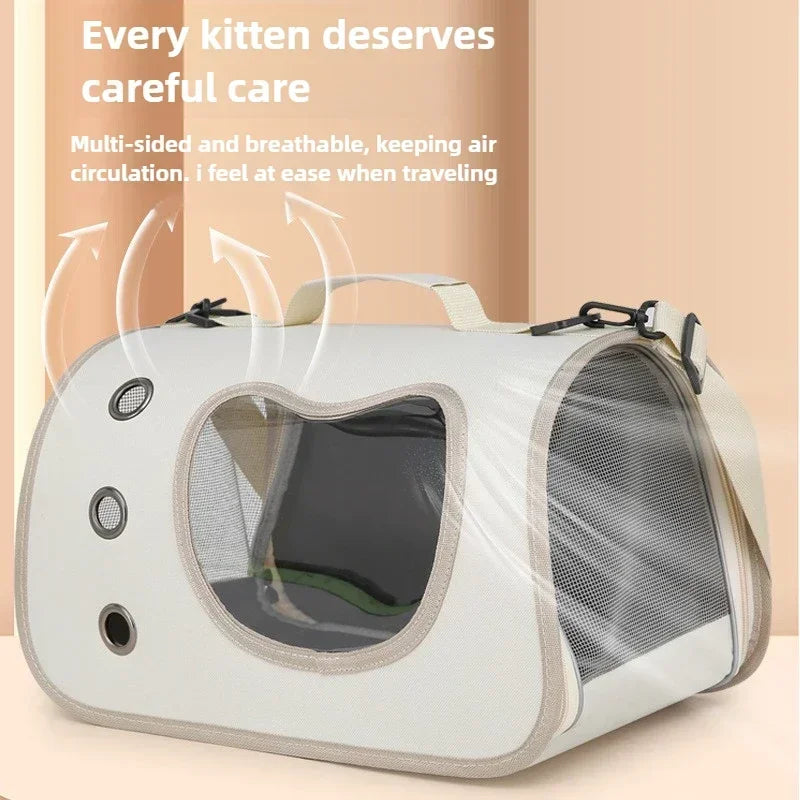 Foldable Breathable Pet Carrier Bag for Cats & Small Dogs Pet Carrier Bag SPOT