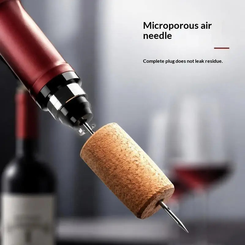 2-in-1 Air Pressure Wine Opener & Foil Cutter – Spill-Free Wine Opener SPOT