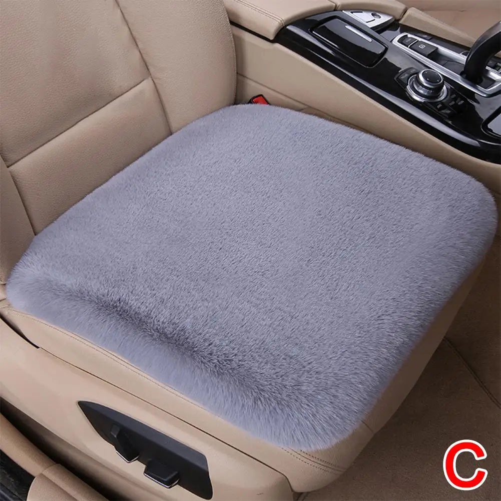 Universal Plush Car Seat Cushion – Warm Thick Fuzzy Cover Car Seat Cushion SPOT Plush Winter C