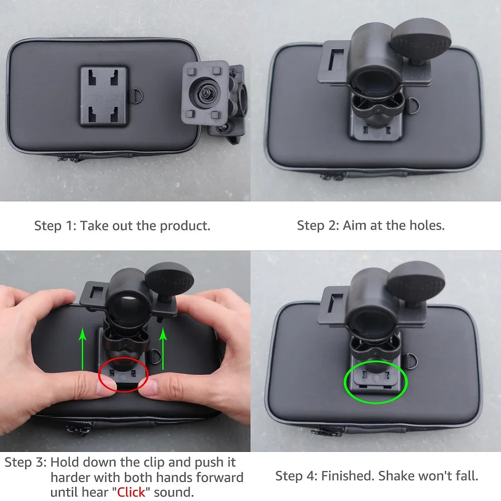 Waterproof Bike Phone Mount Handlebar Bag – Universal Fit Bike Phone Mount SPOT