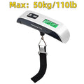Portable Digital Luggage Scale 50kg/110lb – LCD Hanging Scale Digital Luggage Scale SPOT as picture