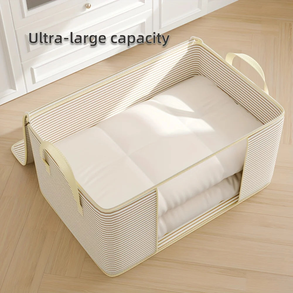 Large Dustproof Foldable Storage Bag – Zipper Clothes Organizer Clothes Storage Bag SPOT
