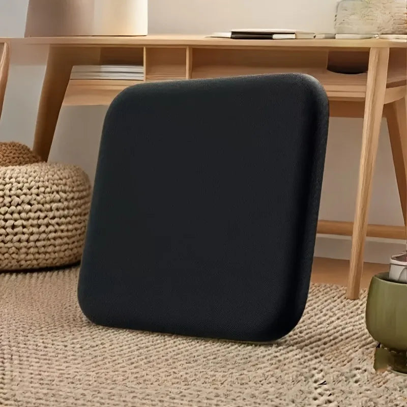 Ergonomic Memory Foam Seat Cushion – Anti-Flatten Office Chair Seat Cushion SPOT black 40x40cm