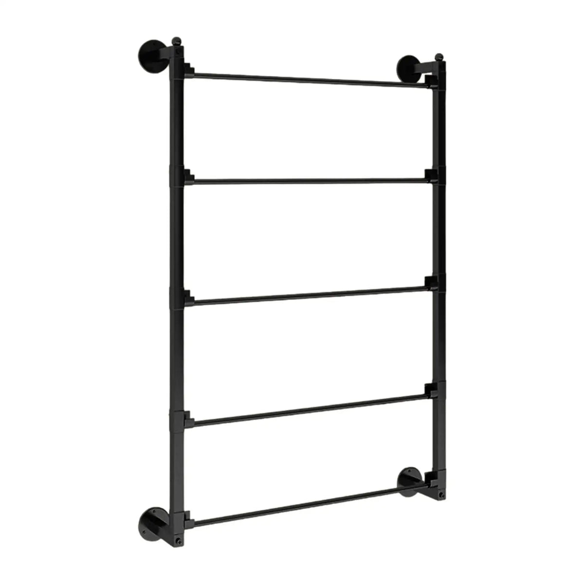Wall-Mounted Ribbon Organizer – Metal Craft & Sewing Rack Ribbon Storage Rack SPOT black