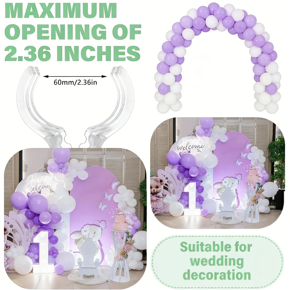Heavy Duty Transparent Spring Clamps – Balloon & Backdrop Clips Spring Clamps SPOT