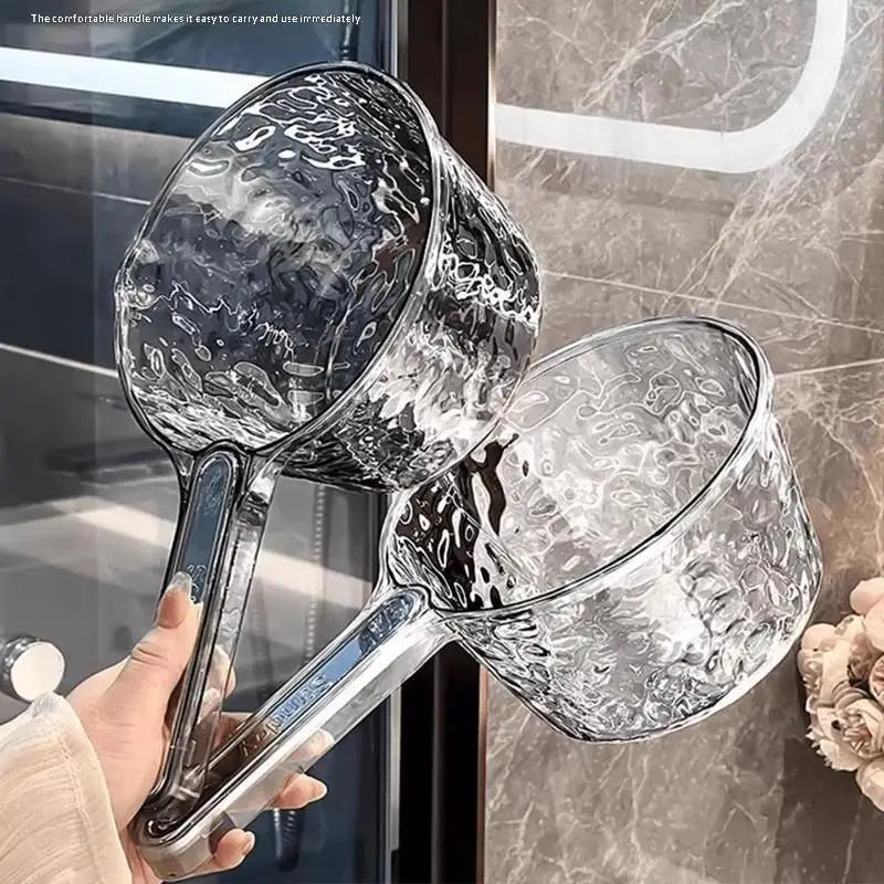PP Glacier Texture Water Ladle – Non-Slip Kitchen & Camping Scoop Kitchen Water Ladle SPOT