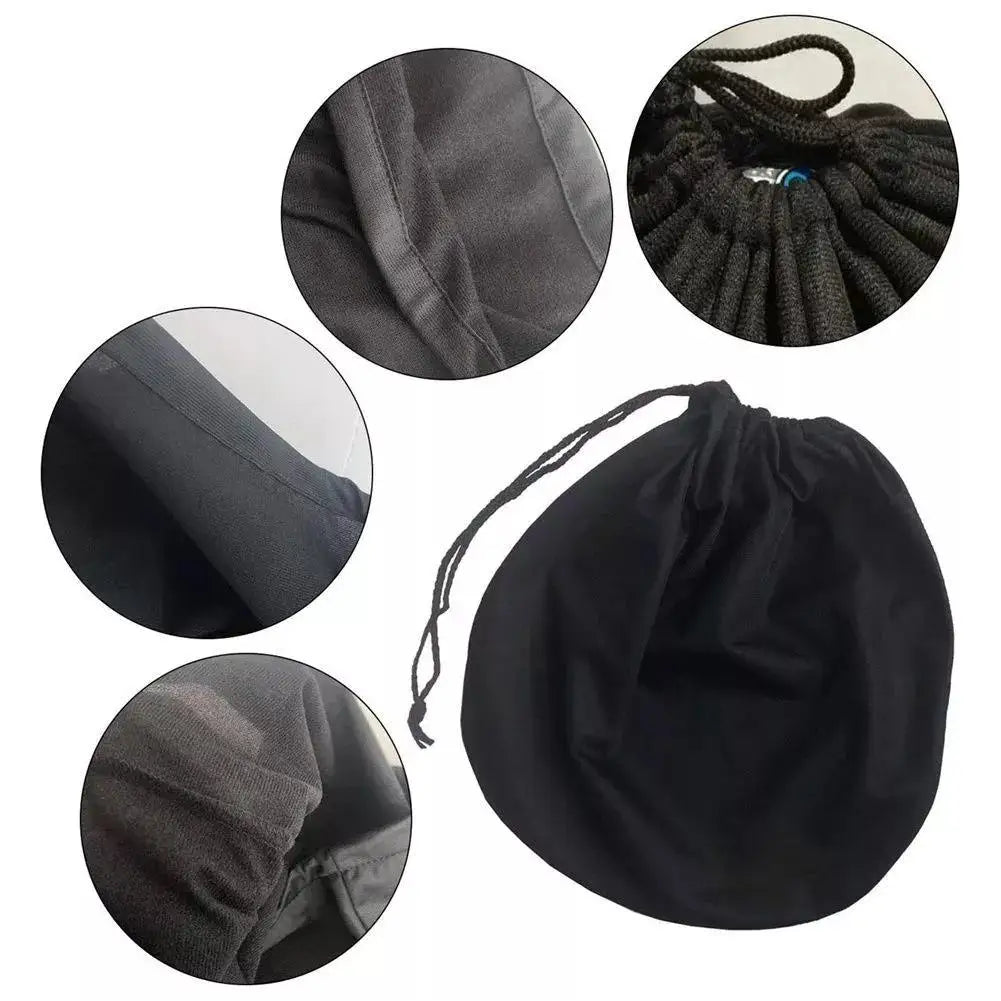 Motorcycle Helmet Bag – Fleece-Lined Drawstring Storage Carrier Helmet Storage Bag SPOT