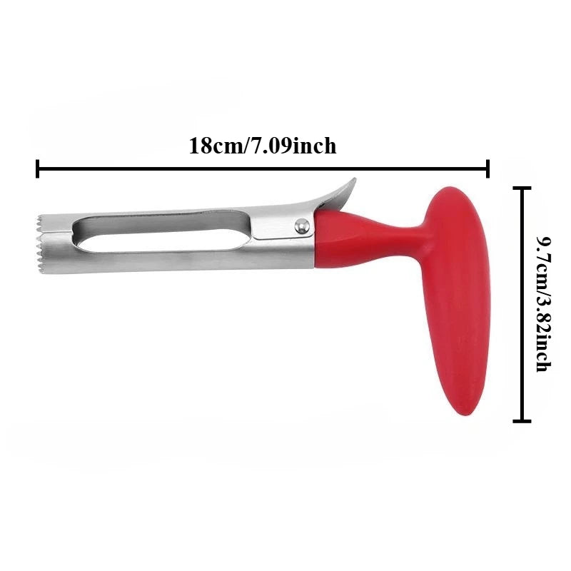 Stainless Steel Apple & Pear Corer – Easy Core Remover Tool Fruit Corer Tool SPOT