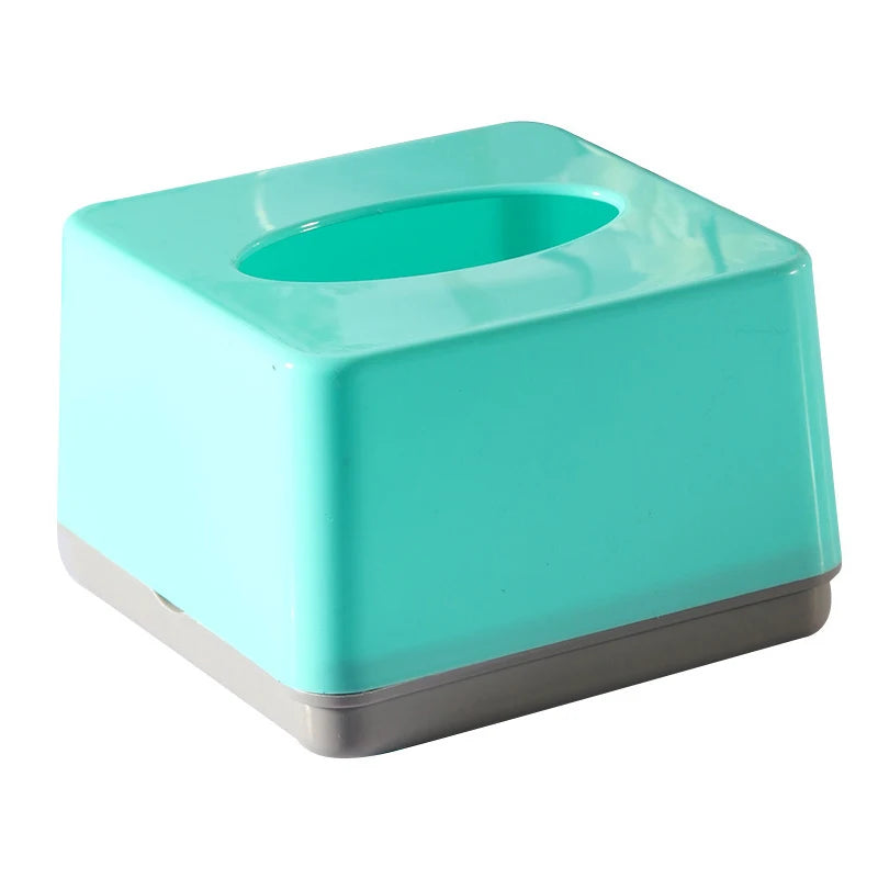 Square Plastic Tissue Box – Drawer Style for Home & Restaurant Tissue Box Holder SPOT