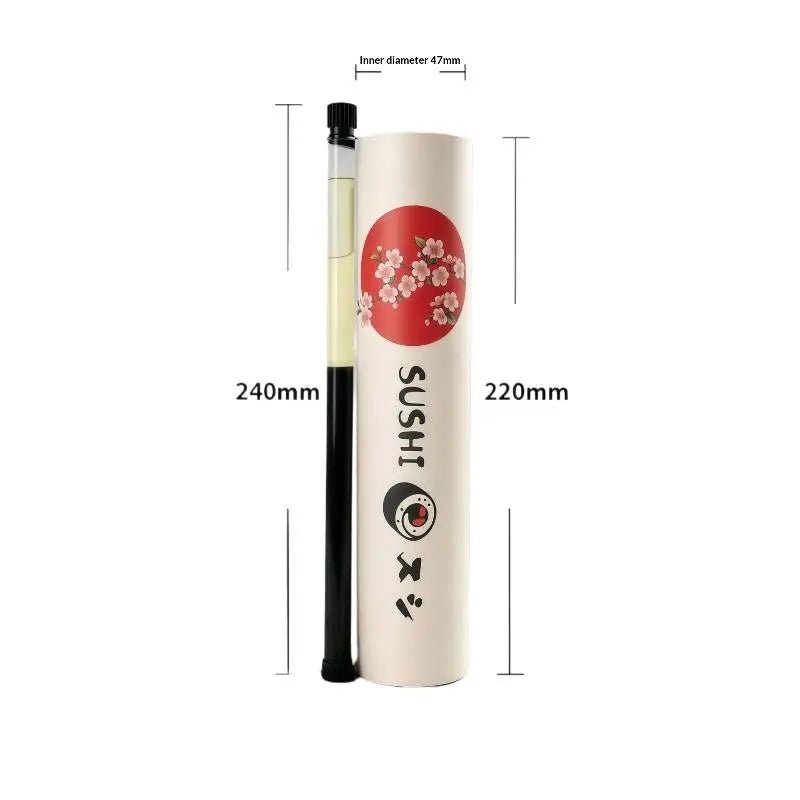 Kraft Paper Sushi Tube – Food-Grade Eco Takeout Container Sushi Packaging Tube SPOT B