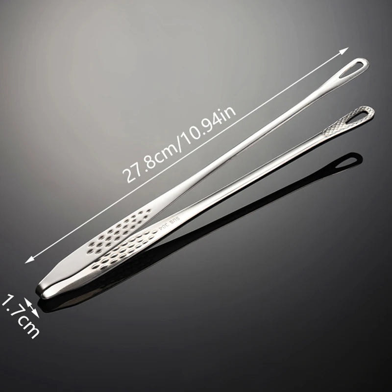 Stainless Steel BBQ Tongs – Long Handle, Non-Slip Kitchen Tongs Kitchen Tongs SPOT