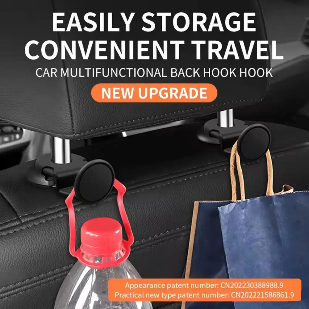 Car Headrest Hook – ABS Rear Seat Bag Hanger Organizer Car Seat Hook SPOT