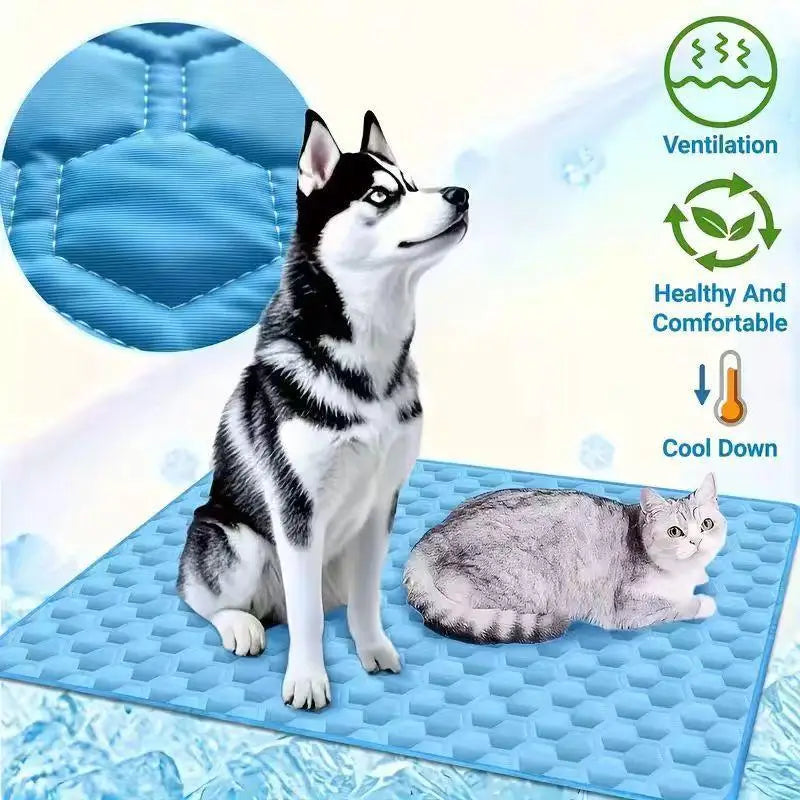 Waterproof Pet Cooling Mat – Dog & Cat Summer Cushion Pet Cooling Mat SPOT