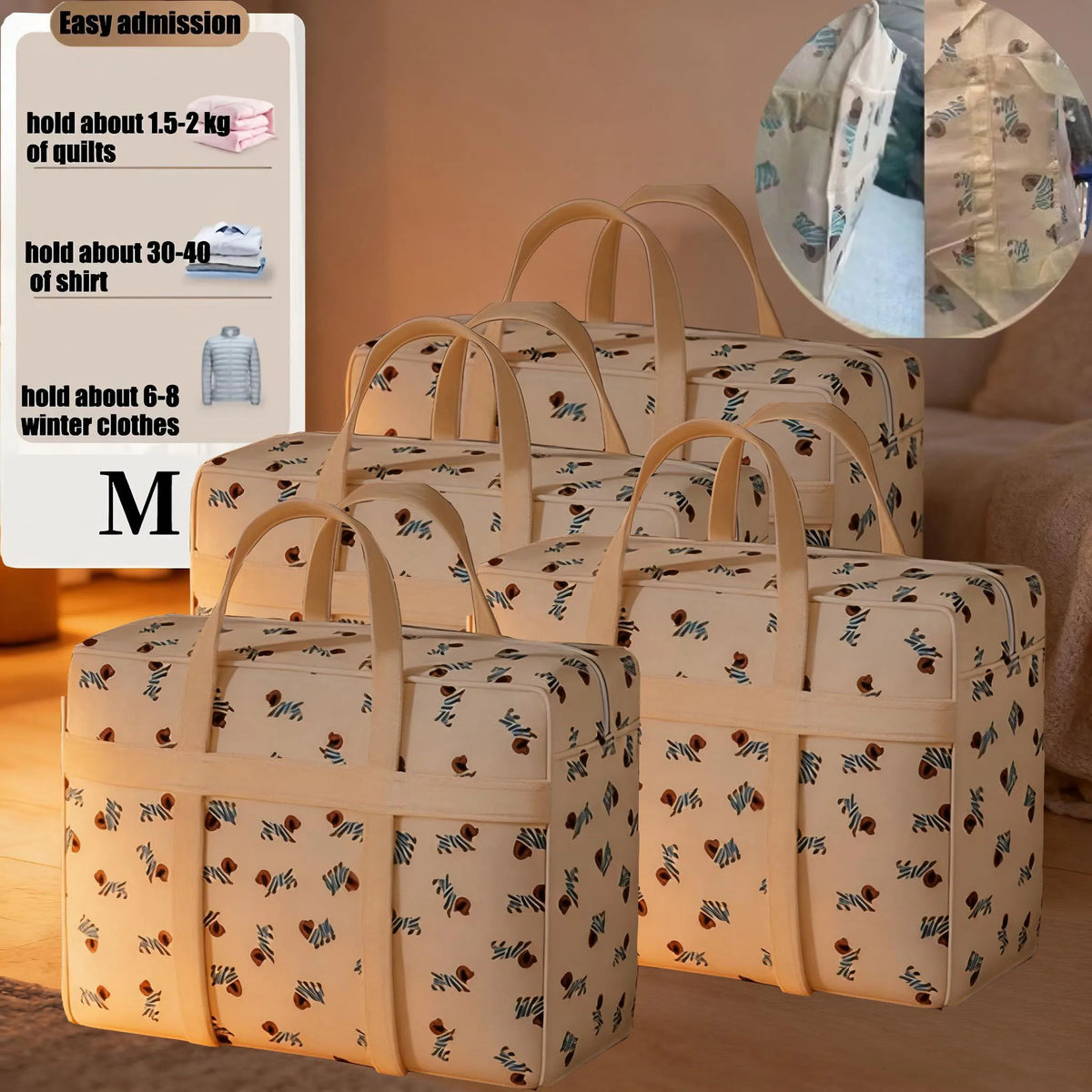 Extra Large Foldable Storage Bags – Dustproof Non-Woven Organizer Foldable Storage Bag SPOT