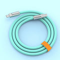 120W USB-C Fast Charging Cable – Liquid Silicone 1M/1.5M/2M USB-C Charging Cable SPOT green 1m