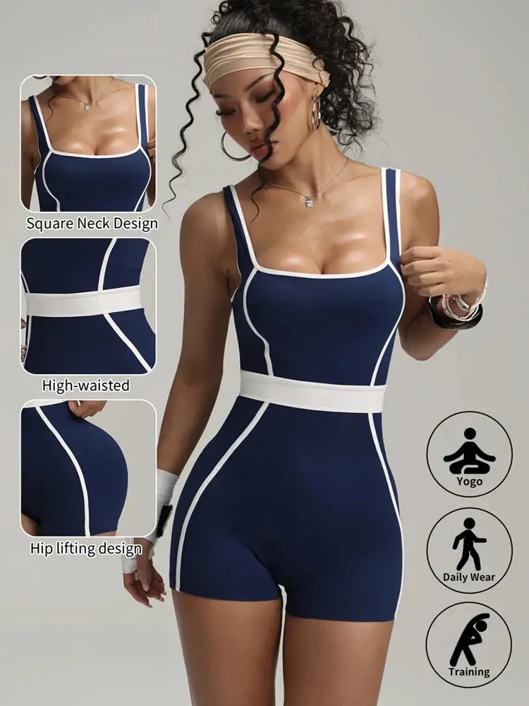 Women's Seamless One-Piece Yoga Romper & Workout Bodysuit Yoga Romper SPOT