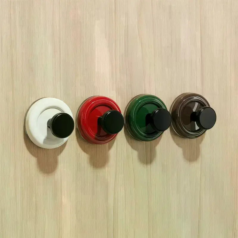 4-Pack No-Drill Suction Cup Wall Hooks – ABS Bathroom Hangers Suction Cup Hooks SPOT