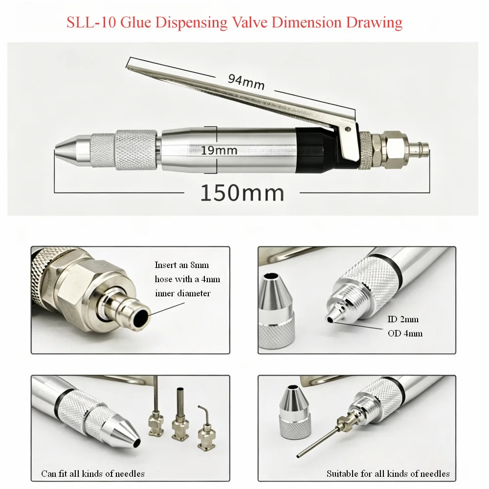 Manual Adhesive Dispensing Valve – Precision Glue Gun Tool Adhesive Dispensing Valve SPOT
