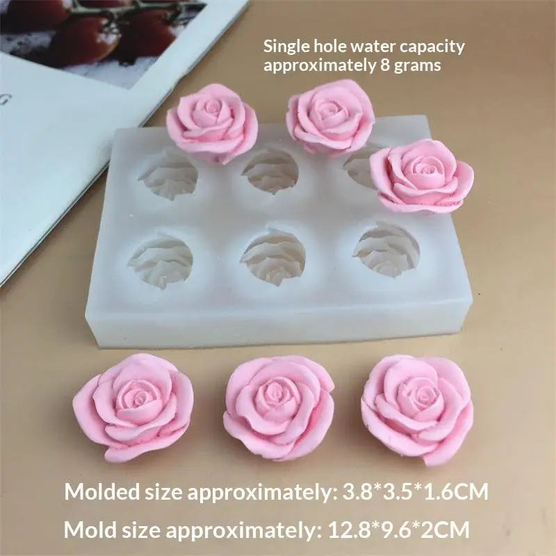 Rose Silicone Mold – BPA-Free Fondant, Chocolate & Soap Mould Silicone Baking Mold SPOT A2