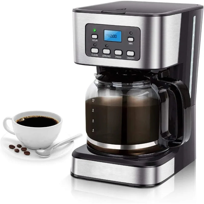 DUTRIEUX 1.5L Drip Coffee Maker – 24-Hr Timer & Keep Warm 950W Drip Coffee Maker SPOT