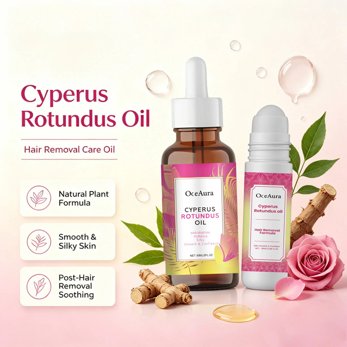 OceAura Jojoba & Almond Hair Management Oil – 60ml Hair Management Oil SPOT