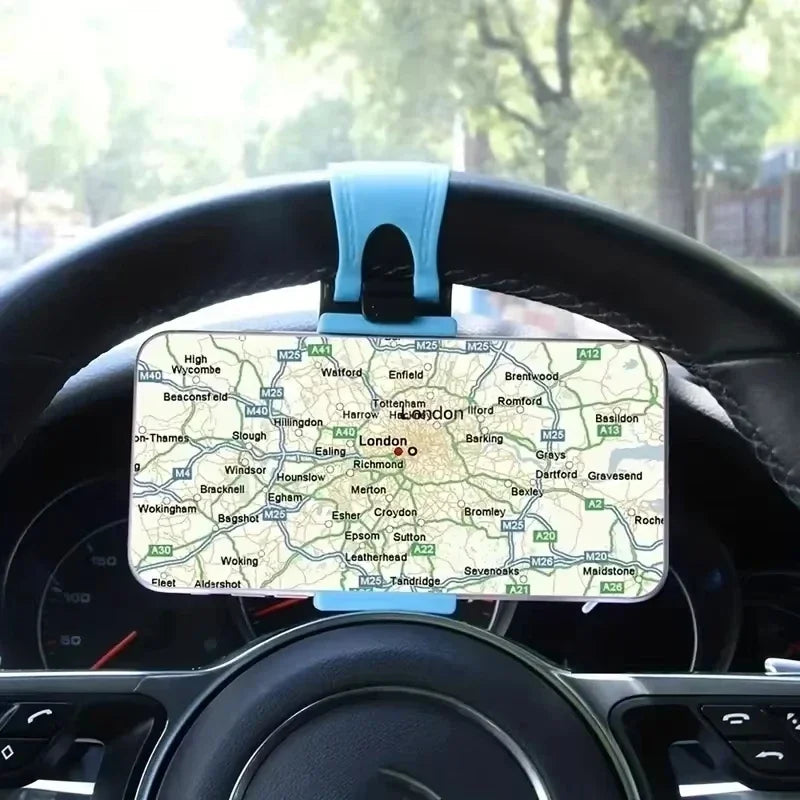 Universal Steering Wheel Phone Holder – Clip Mount Bracket Car Phone Mount SPOT