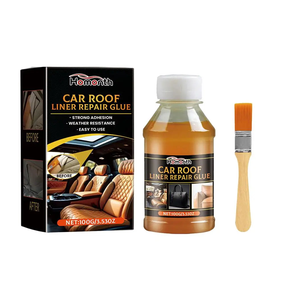 Car Roof Liner Repair Adhesive 100ml – Fast-Dry Fabric Glue Automotive Repair Adhesive SPOT 1set