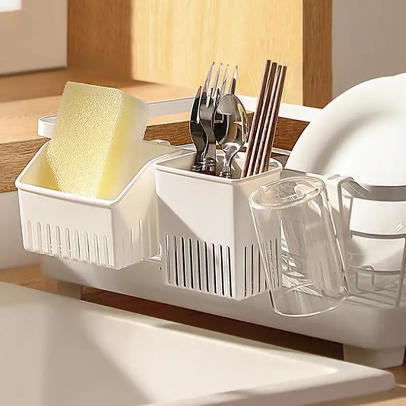 Kitchen Utensil Drying Basket & Cutlery Drainer Rack Holder Cutlery Drying Rack SPOT