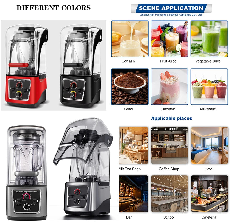 DUTRIEUX 8002 Commercial Blender 26000 RPM 2200W Heavy Duty Commercial Blender SPOT