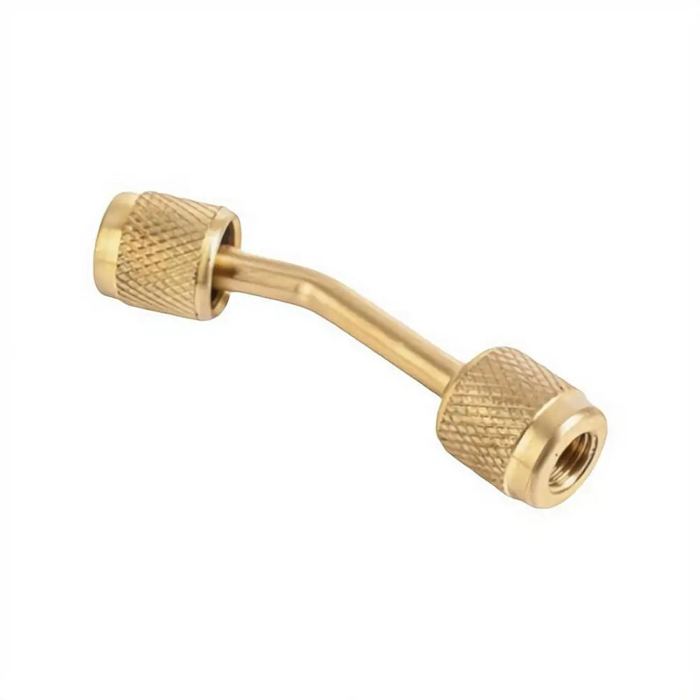 Three-Way Refrigerant Switching Valve – AC Vacuum Gauge Adapter HVAC Service Valve SPOT