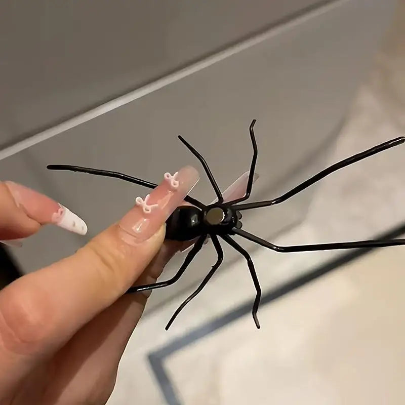 Glow-in-the-Dark Spider Fridge Magnet – Halloween Prank Decor Halloween Fridge Magnet SPOT