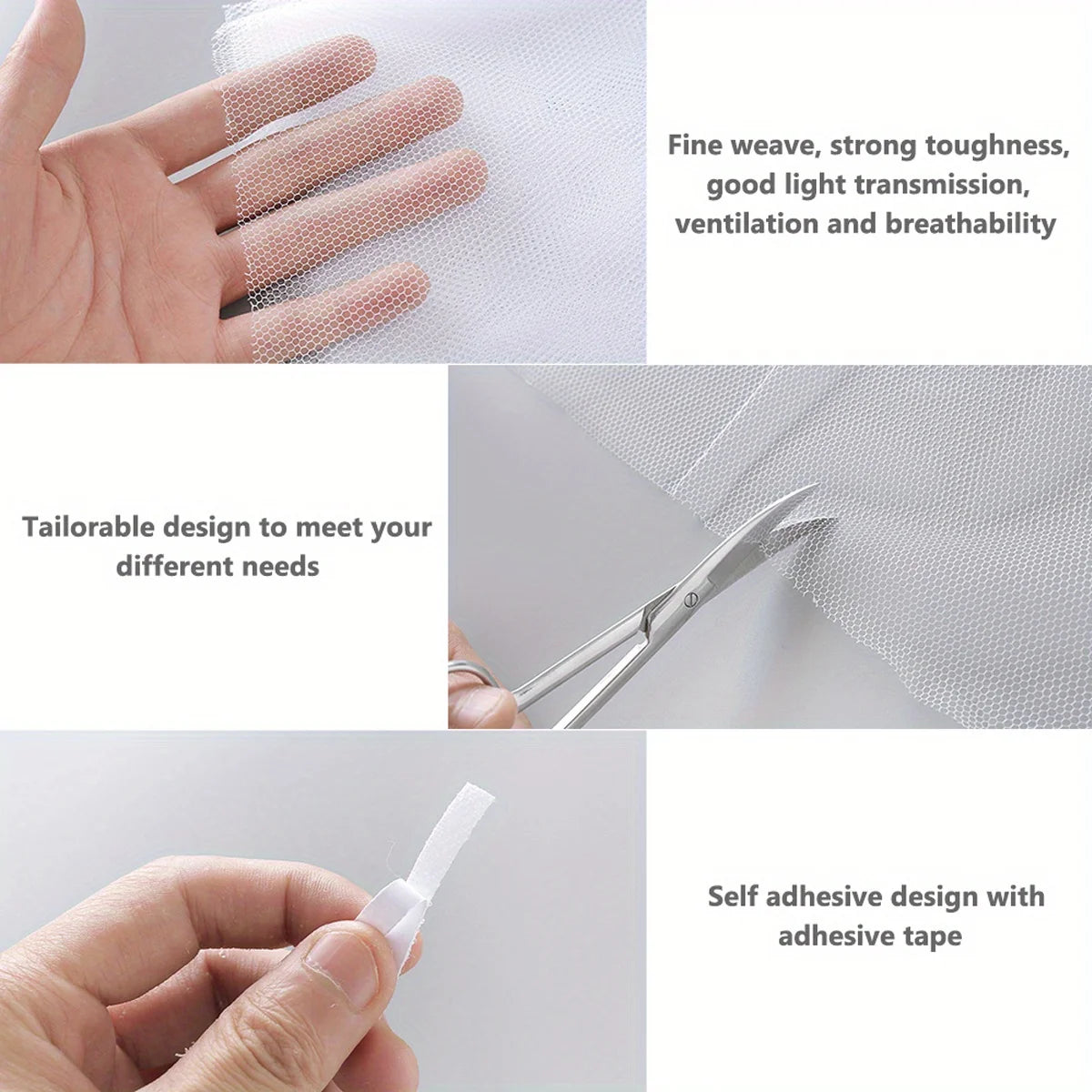 DIY Self-Adhesive Window Insect Screen – Nylon Bug Mesh Net Window Insect Screen SPOT