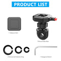 Motorcycle Phone Holder – Mirror Mount GPS Bracket | Universal Motorcycle Phone Mount SPOT black
