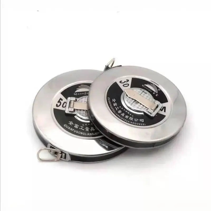 Stainless Steel Long Measuring Tape 20m/30m/50m – Round Reel Long Measuring Tape SPOT