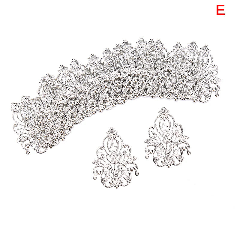20-Pc Mix Filigree Hollow DIY Jewelry Findings & Embellishments Jewelry Findings Set SPOT E