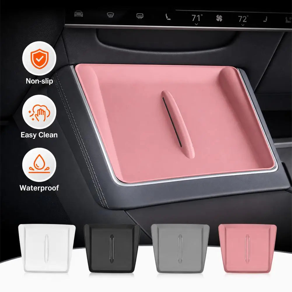 Wireless Charging Silicone Pad – Tesla Model Y/YL Juniper 2026 Car Console Charger Pad SPOT