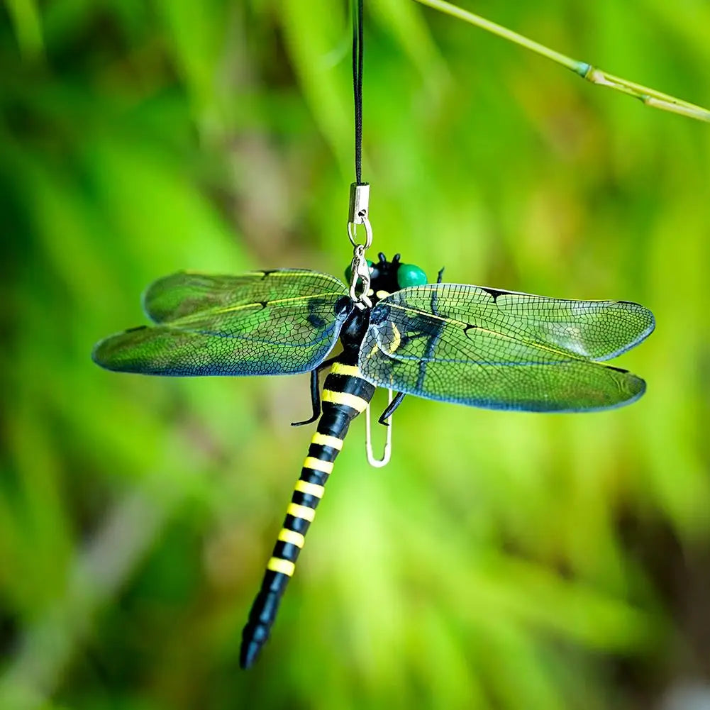 12cm Simulation Dragonfly Garden Ornament – Insect Deterrent Garden Ornament SPOT