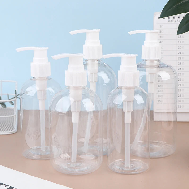 Refillable Pump Dispenser Bottles 200–500ml | PET Travel Pump Dispenser Bottle SPOT